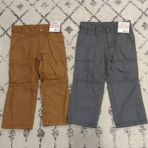 NWT Carter's Toddler Boys Jersey Lined Pants, 2T